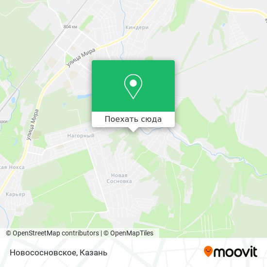 Карта Новососновское