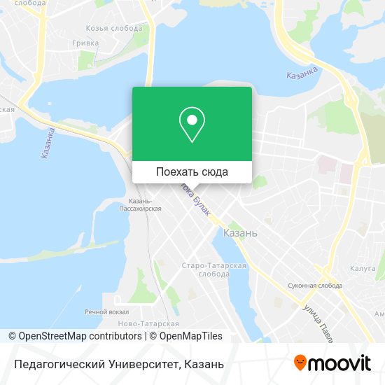 Карта Педагогический Университет