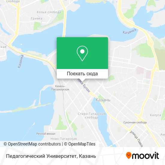 Карта Педагогический Университет