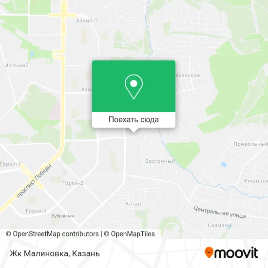 Карта Жк Малиновка