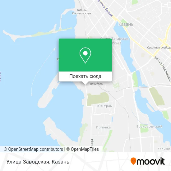 Карта Улица Заводская