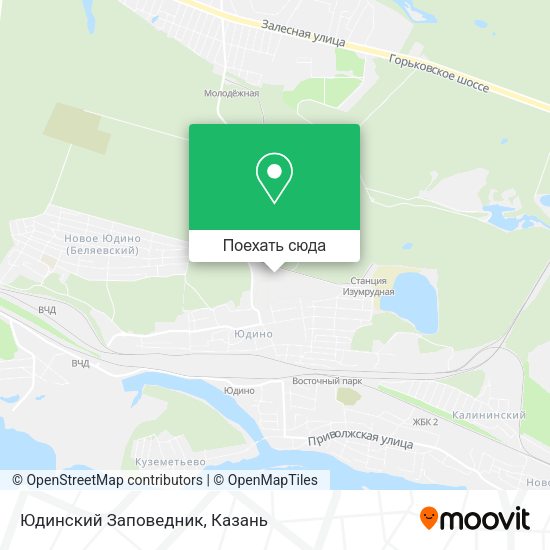 Карта Юдинский Заповедник