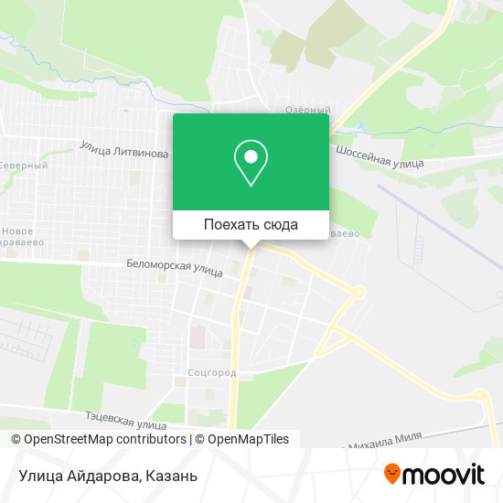 Карта Улица Айдарова