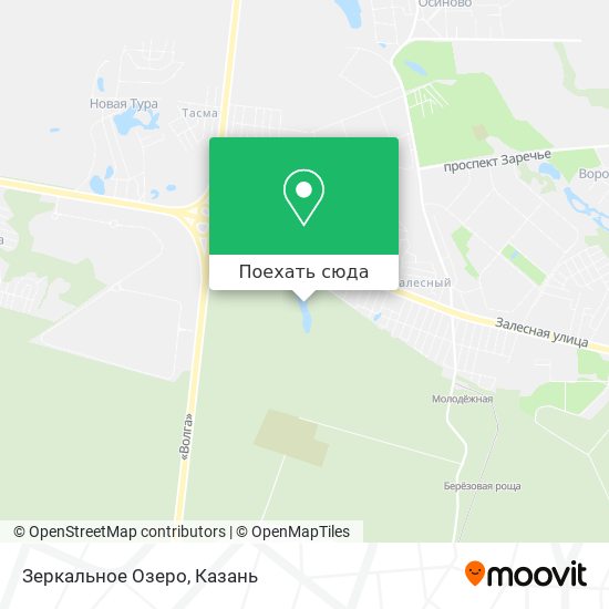 Карта Зеркальное Озеро