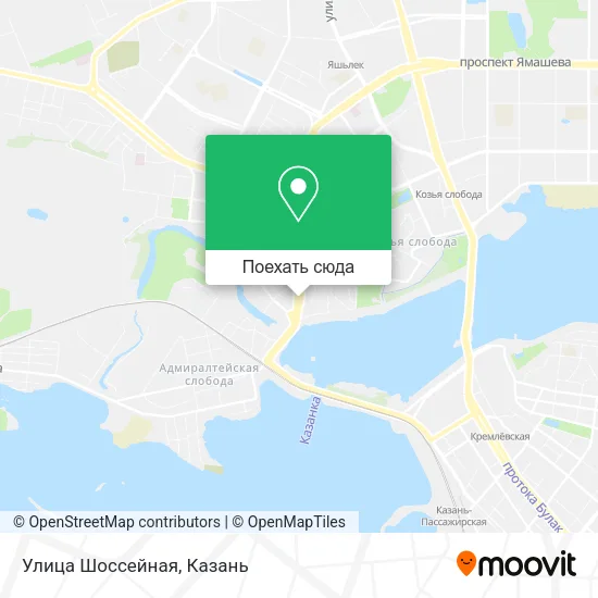 Карта Улица Шоссейная