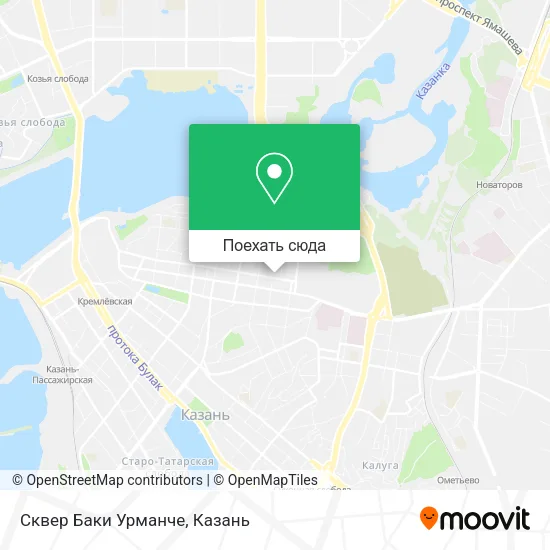 Карта Сквер Баки Урманче