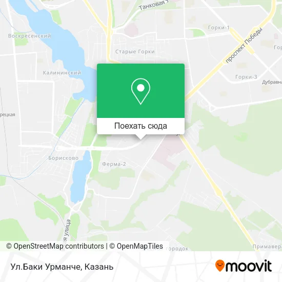 Карта Ул.Баки Урманче