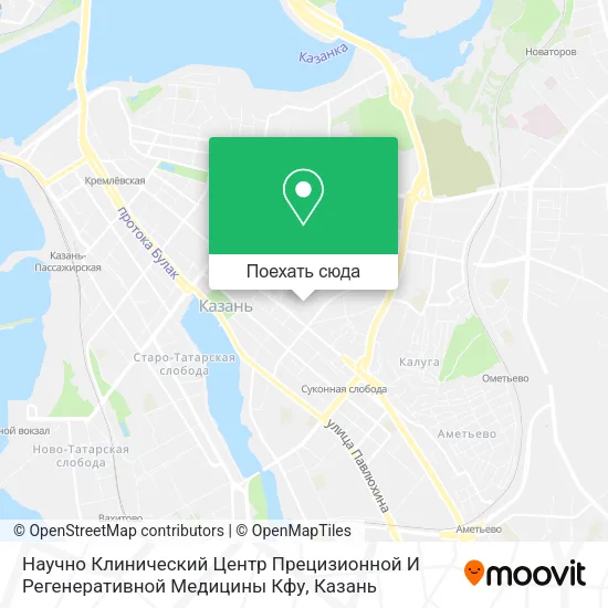 Карта Научно Клинический Центр Прецизионной И Регенеративной Медицины Кфу