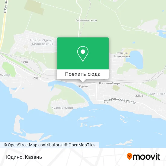 Карта Юдино