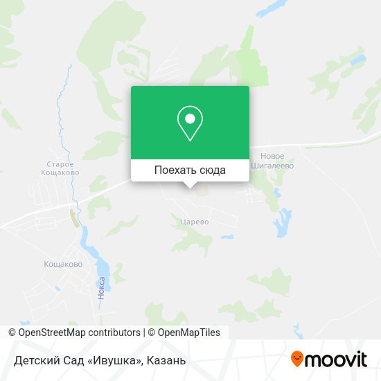 Карта Детский Сад «Ивушка»