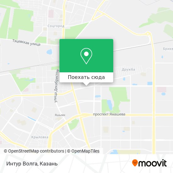 Карта Интур Волга