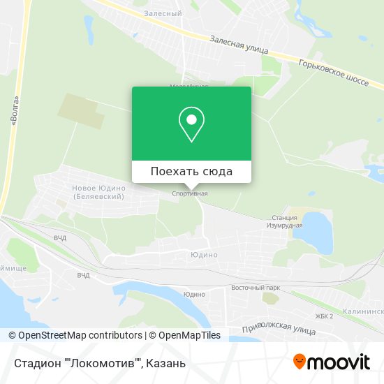 Карта Стадион ""Локомотив""