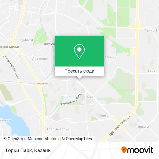 Карта Горки Парк