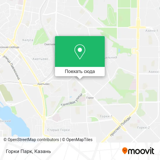 Карта Горки Парк