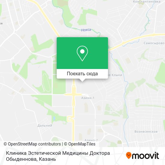 Карта Клиника Эстетической Медицины Доктора Обыденнова