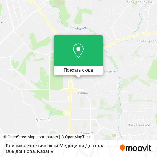 Карта Клиника Эстетической Медицины Доктора Обыденнова