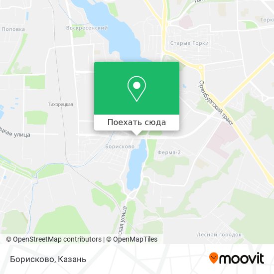 Карта Борисково