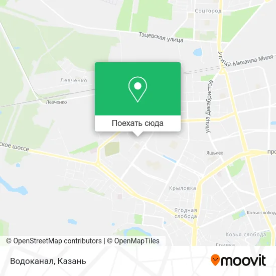 Карта Водоканал