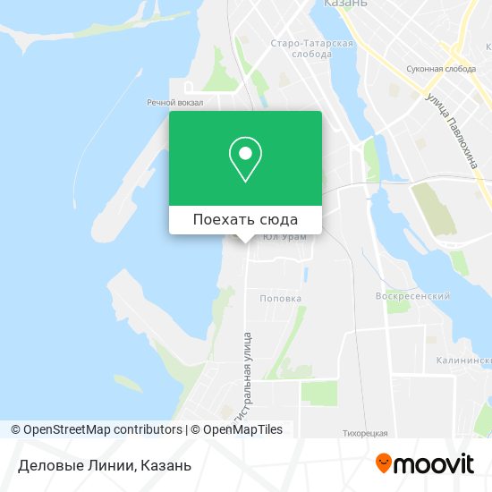 Карта Деловые Линии