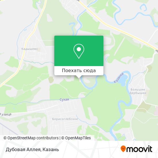 Карта Дубовая Аллея