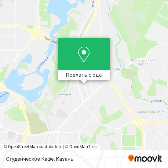 Карта Студенческое Кафе