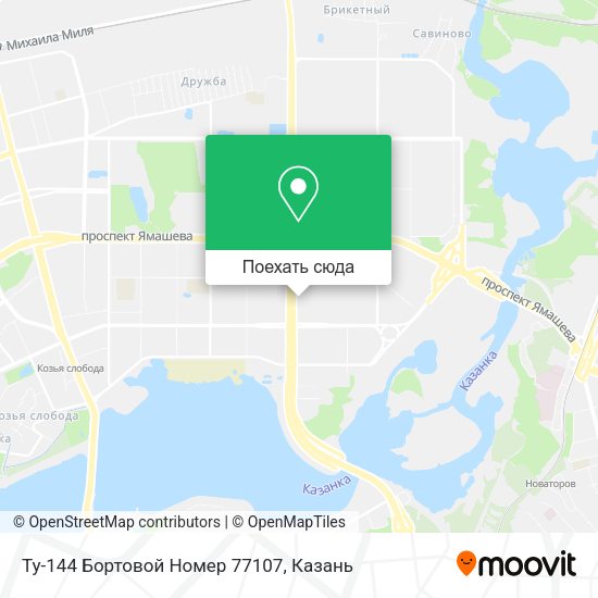 Карта Ту-144 Бортовой Номер 77107