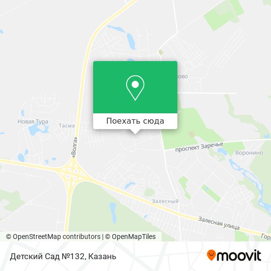 Карта Детский Сад №132
