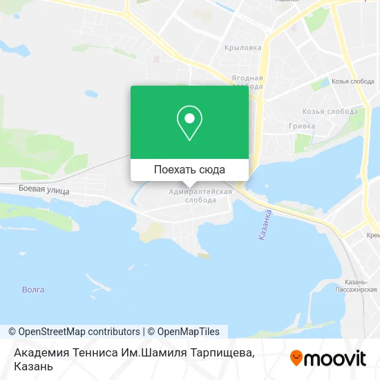 Карта Академия Тенниса Им.Шамиля Тарпищева