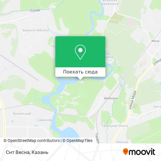 Карта Снт Весна