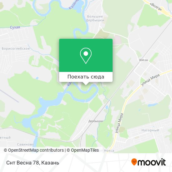 Карта Снт Весна 78