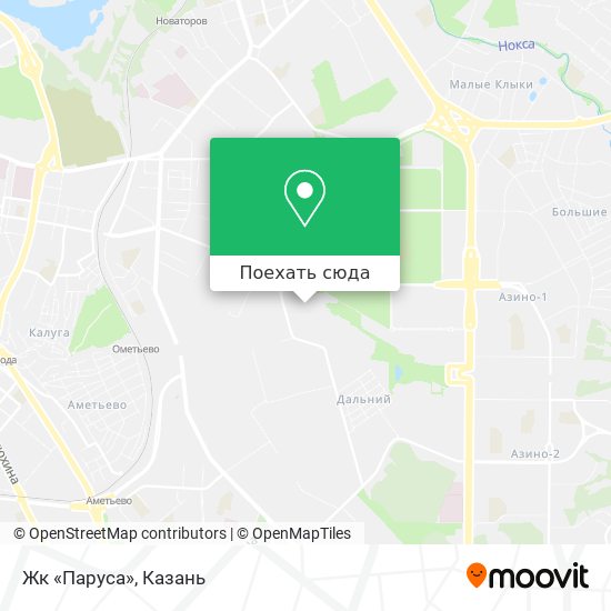 Карта Жк «Паруса»