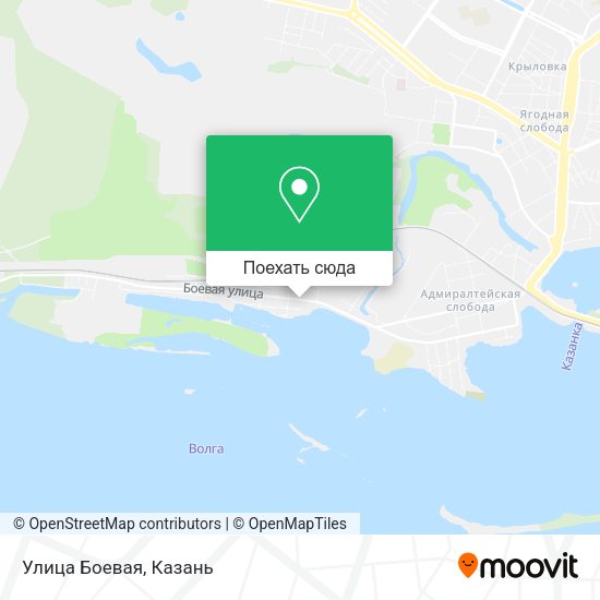 Карта Улица Боевая
