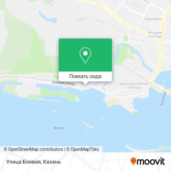 Карта Улица Боевая