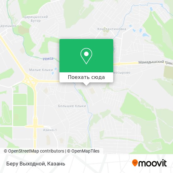 Карта Беру Выходной