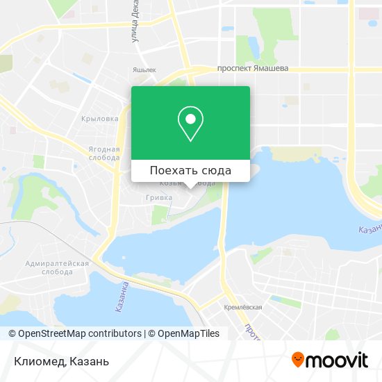 Карта Клиомед