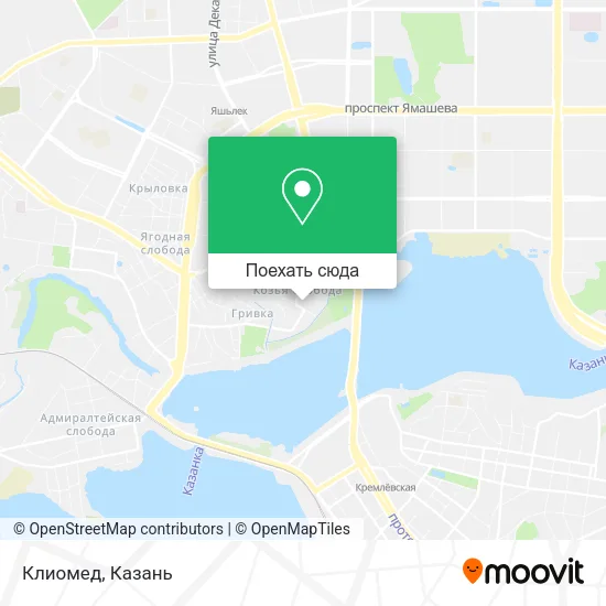 Карта Клиомед