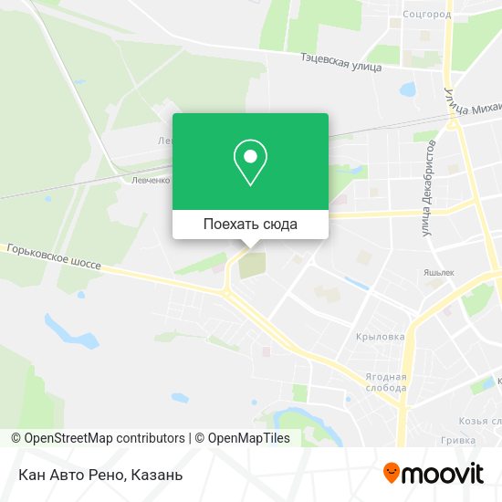 Карта Кан Авто Рено