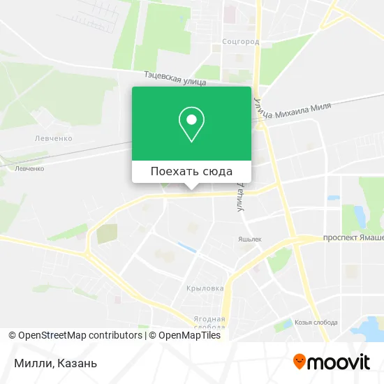 Карта Милли