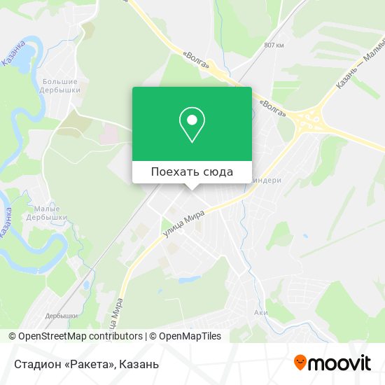 Карта Стадион «Ракета»
