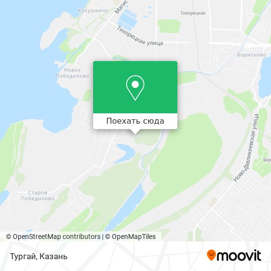 Карта Тургай