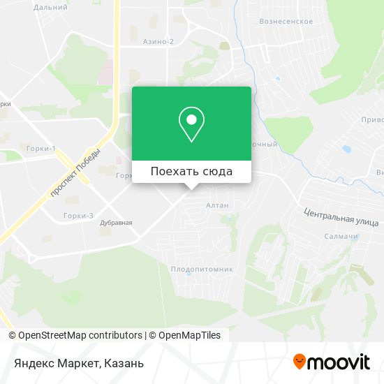 Карта Яндекс Маркет