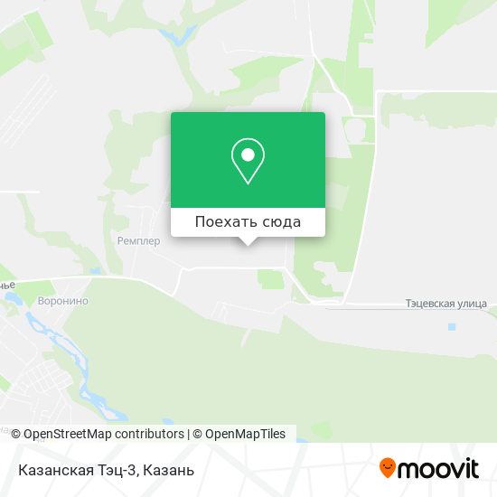 Карта Казанская Тэц-3