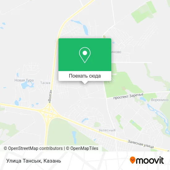 Карта Улица Тансык