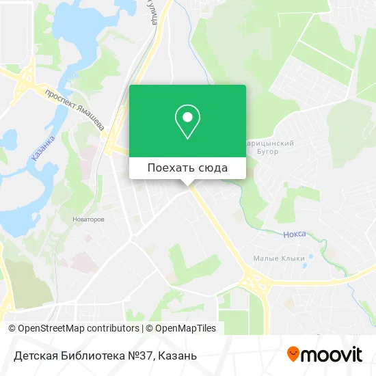 Карта Детская Библиотека №37