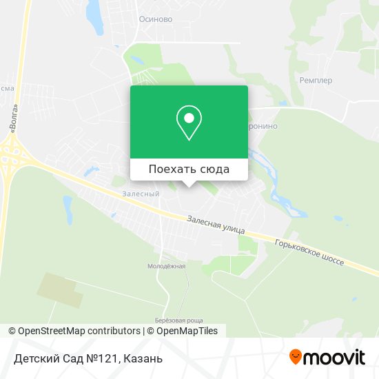 Карта Детский Сад №121