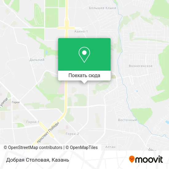 Карта Добрая Столовая