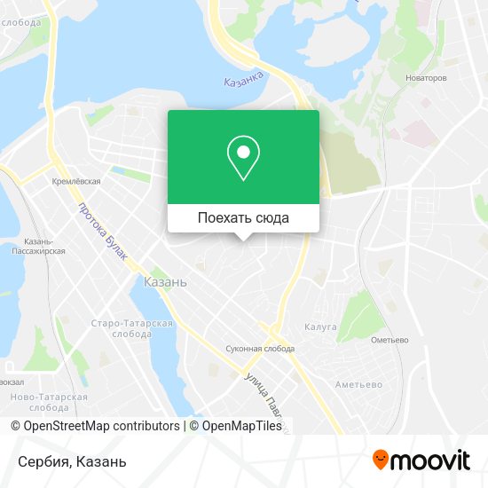 Карта Сербия