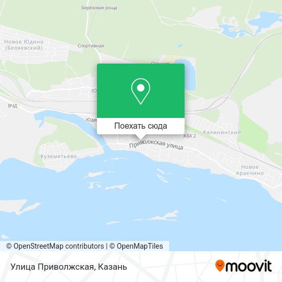 Карта Улица Приволжская