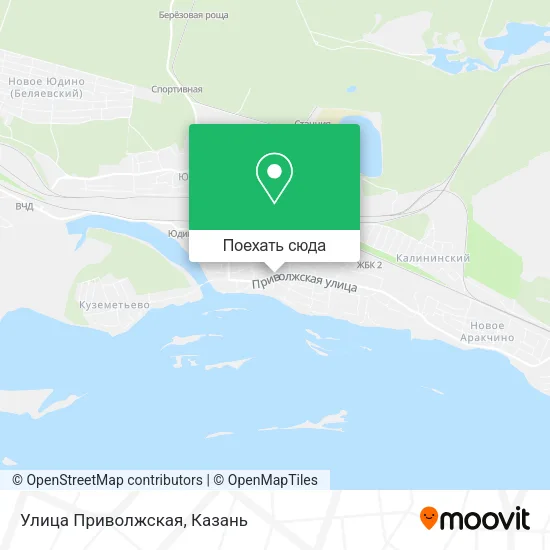 Карта Улица Приволжская