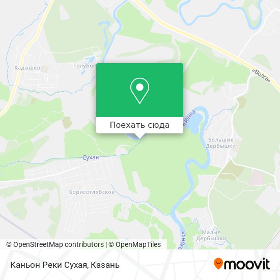 Карта Каньон Реки Сухая